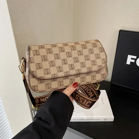 Mini Plaid Crossbody Purse