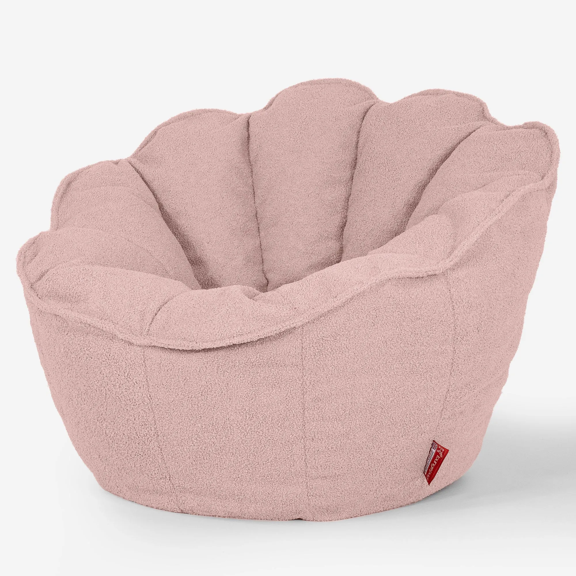 Natalia Sacco Bean Bag Chair - Boucle Pink