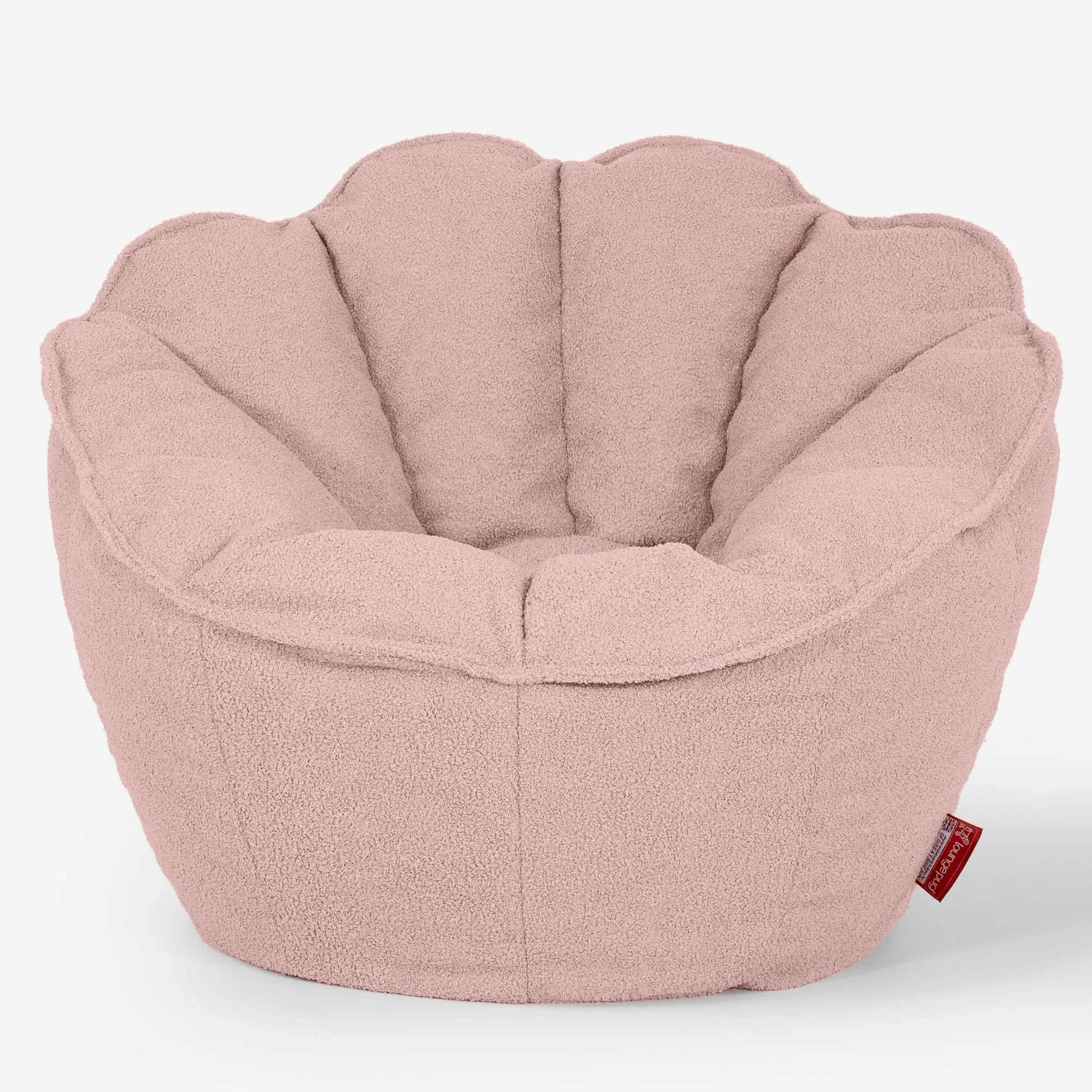Natalia Sacco Bean Bag Chair - Boucle Pink