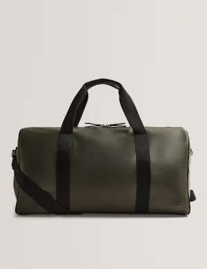 Nelsons Nylon Tb Script Holdall Bag Khaki