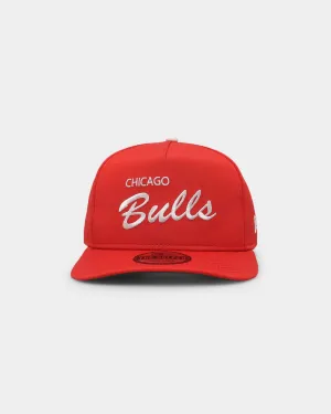 New Era Chicago Bulls 'OTC Chrome Prolight' Golfer Snapback Red