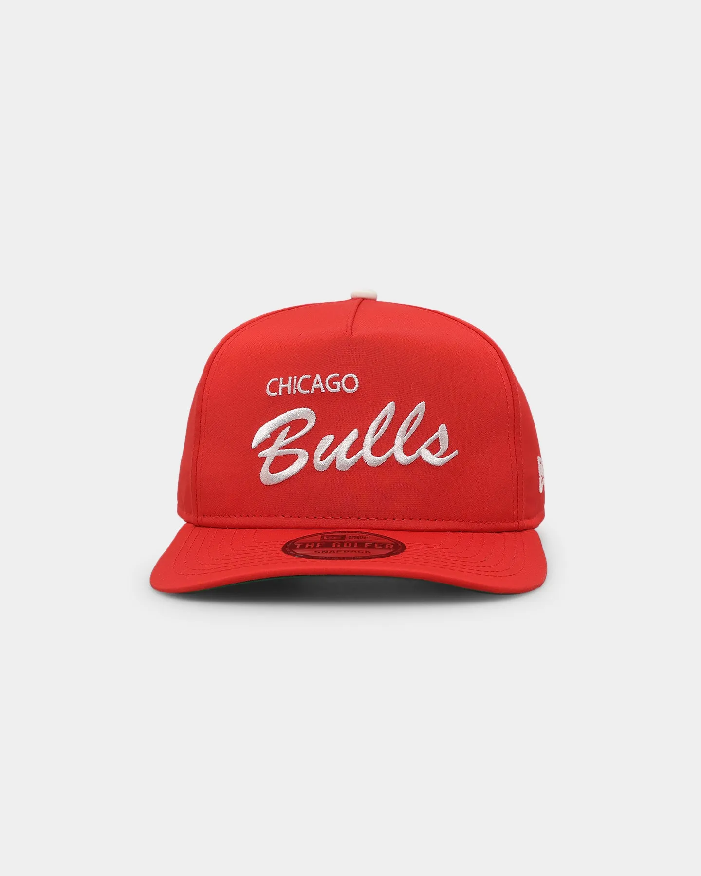 New Era Chicago Bulls 'OTC Chrome Prolight' Golfer Snapback Red