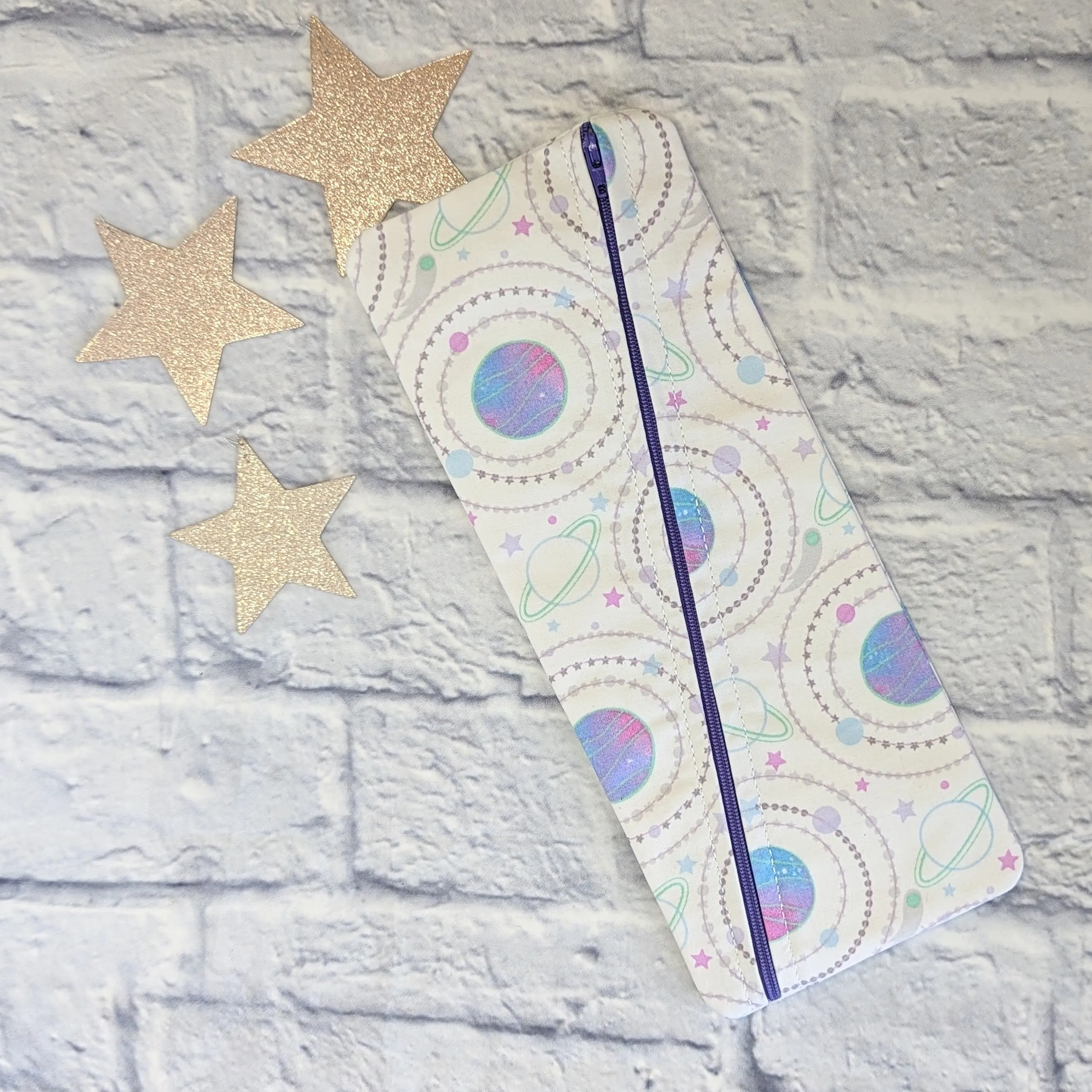 Outer Space Zipper Bags