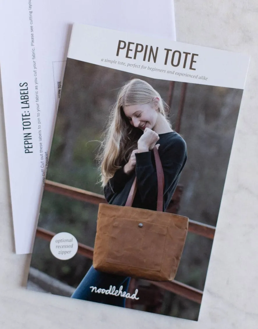Pepin Tote Bag Sewing Pattern, Noodlehead