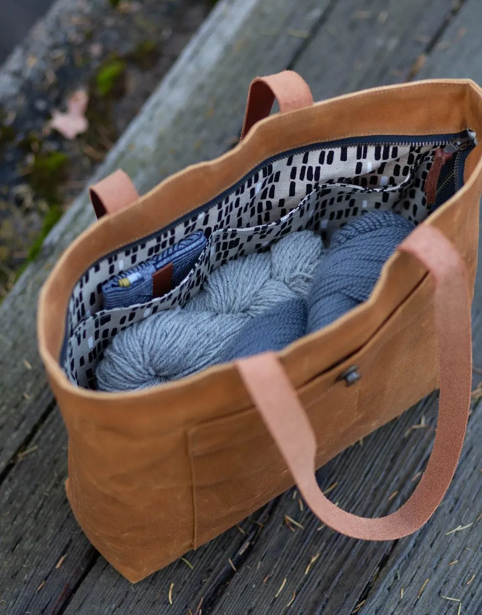Pepin Tote Bag Sewing Pattern, Noodlehead