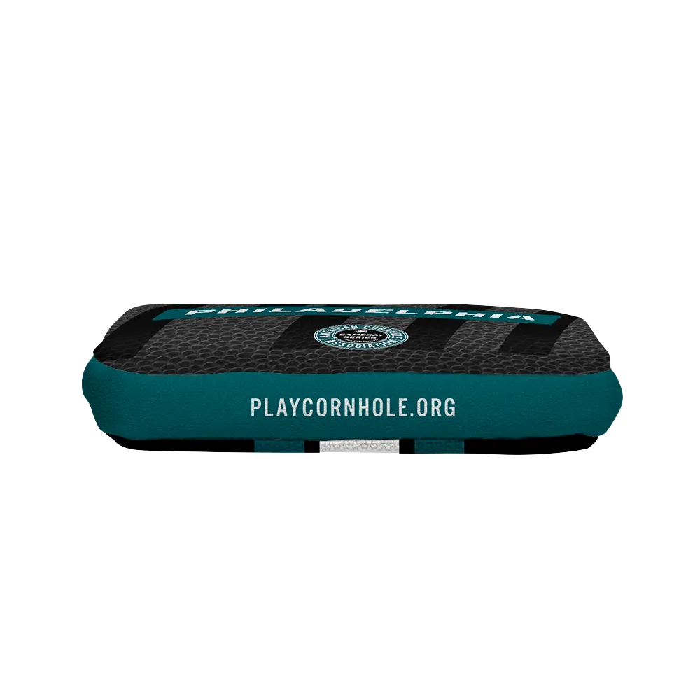 Philadelphia Football Gameday Stripes Synergy Edge Cornhole Bags