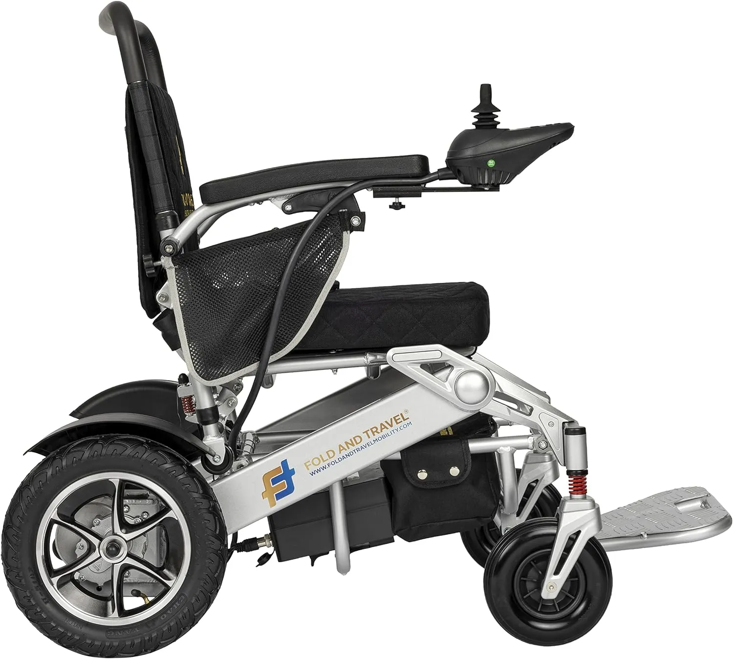 Premium Lightweight Folding Electric Wheelchair: Long-Range, Heavy Duty Power Chair