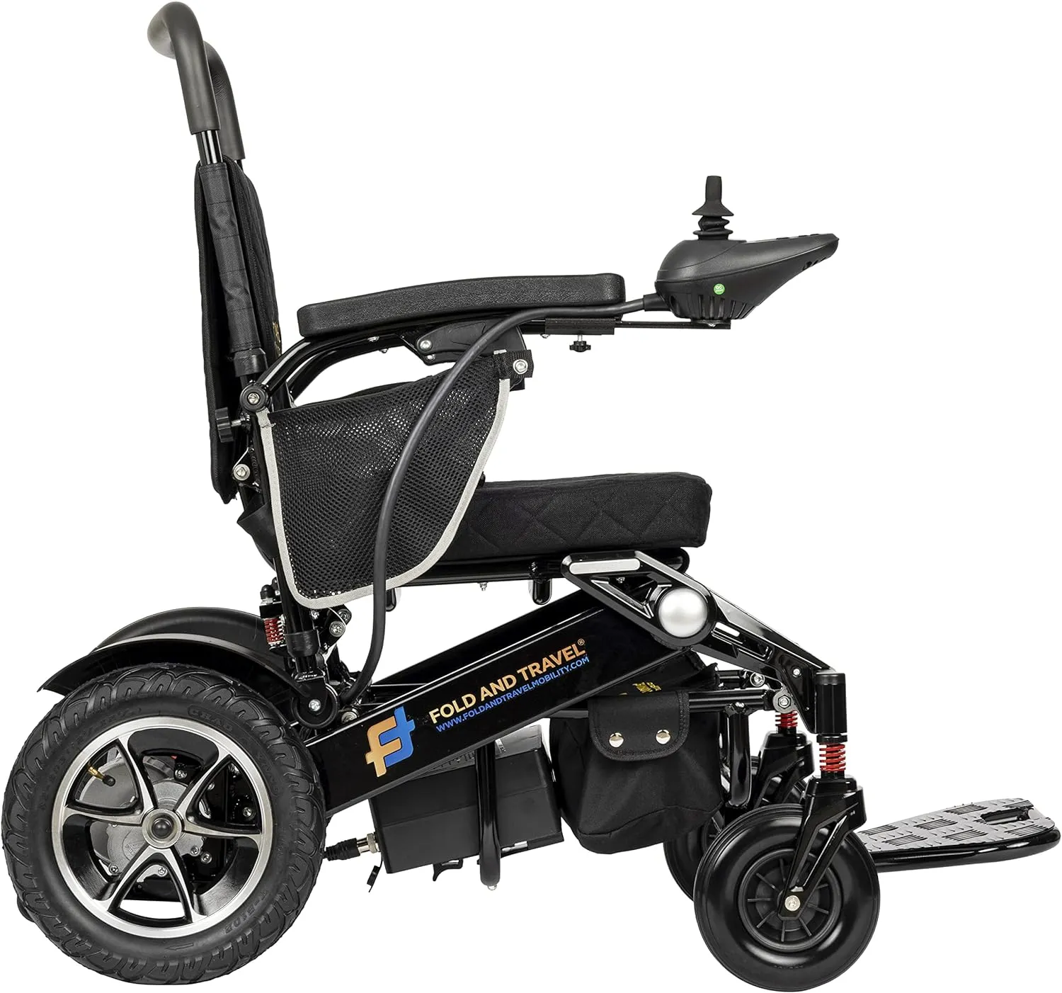 Premium Lightweight Folding Electric Wheelchair: Long-Range, Heavy Duty Power Chair