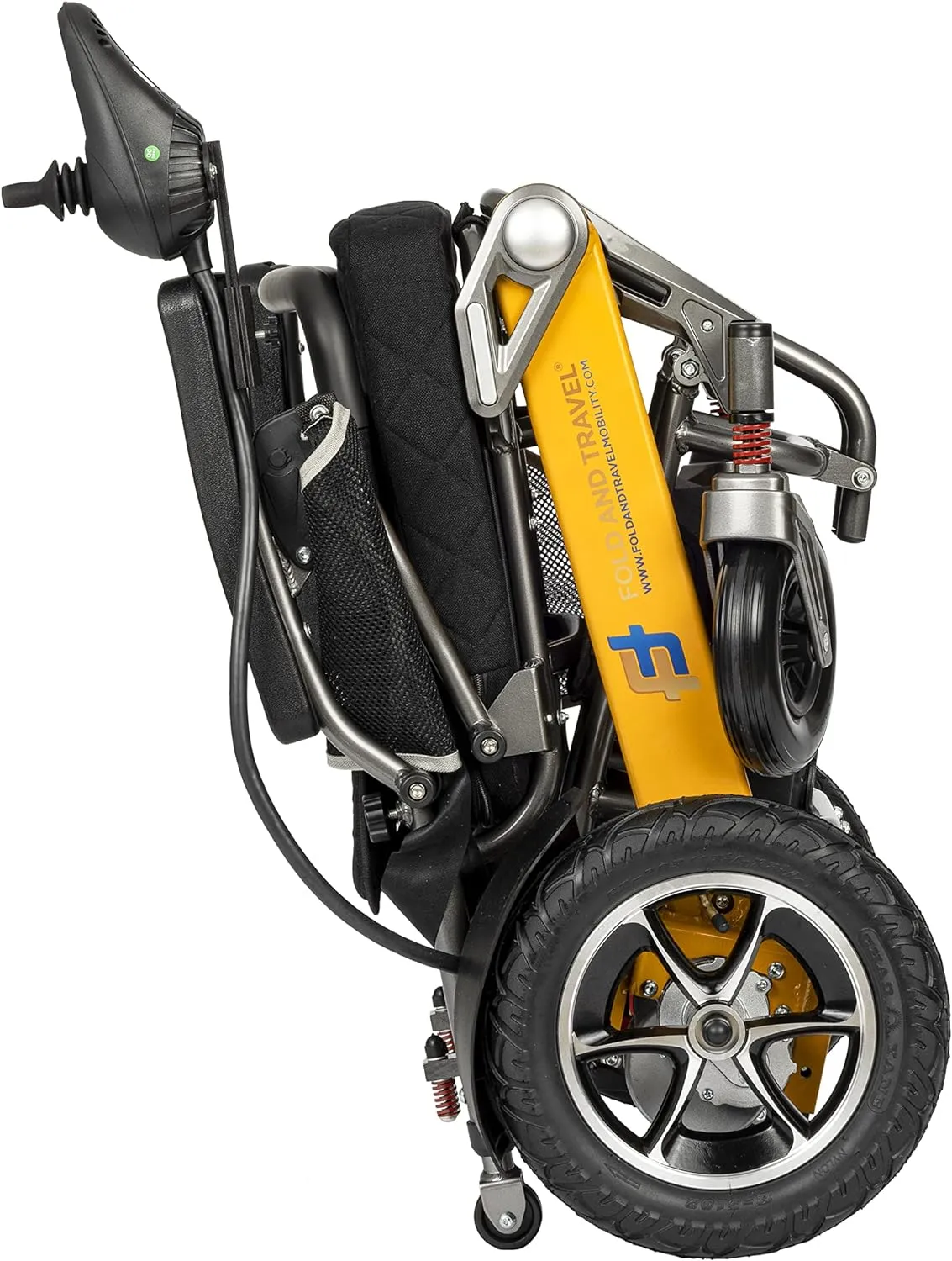 Premium Lightweight Folding Electric Wheelchair: Long-Range, Heavy Duty Power Chair