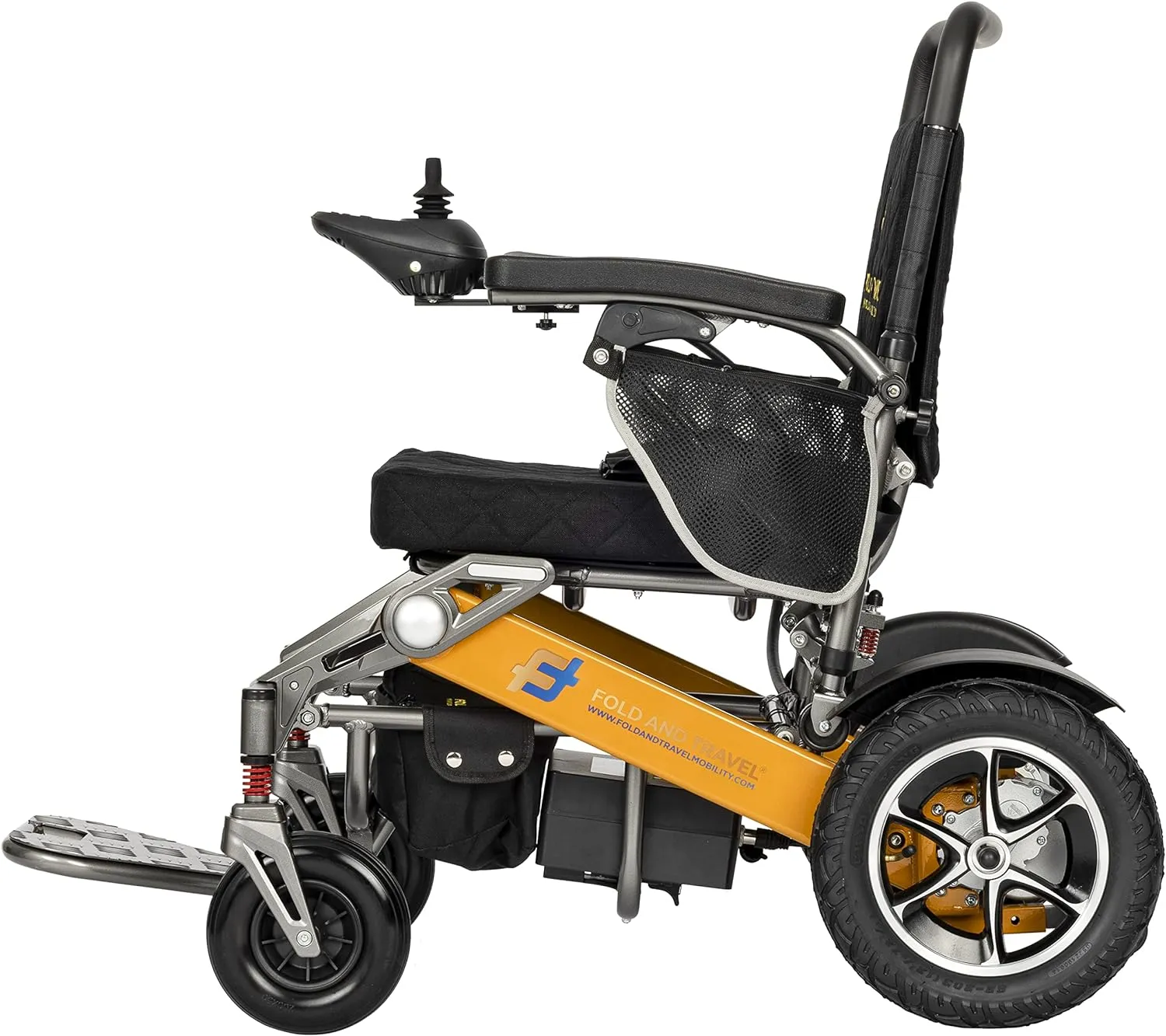 Premium Lightweight Folding Electric Wheelchair: Long-Range, Heavy Duty Power Chair