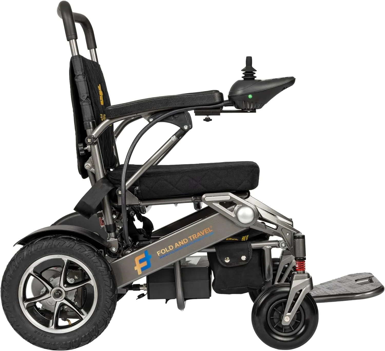 Premium Lightweight Folding Electric Wheelchair: Long-Range, Heavy Duty Power Chair