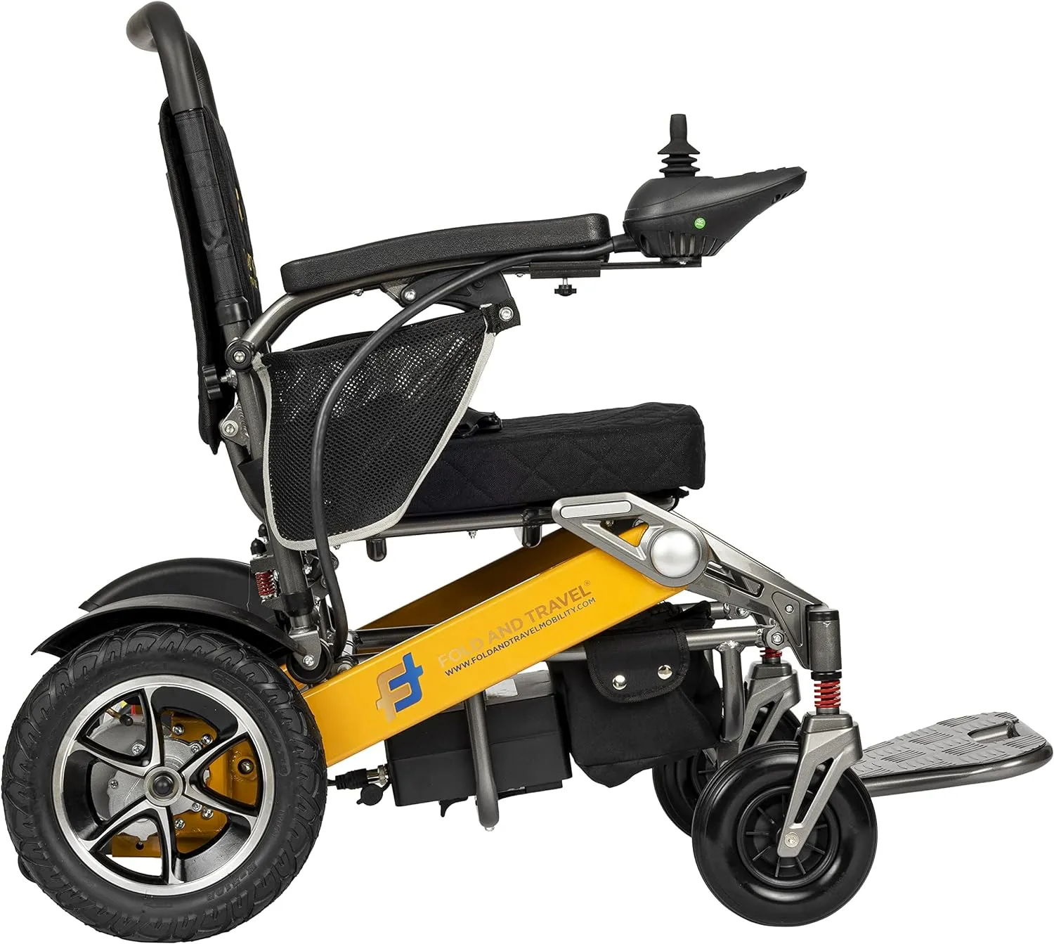 Premium Lightweight Folding Electric Wheelchair: Long-Range, Heavy Duty Power Chair