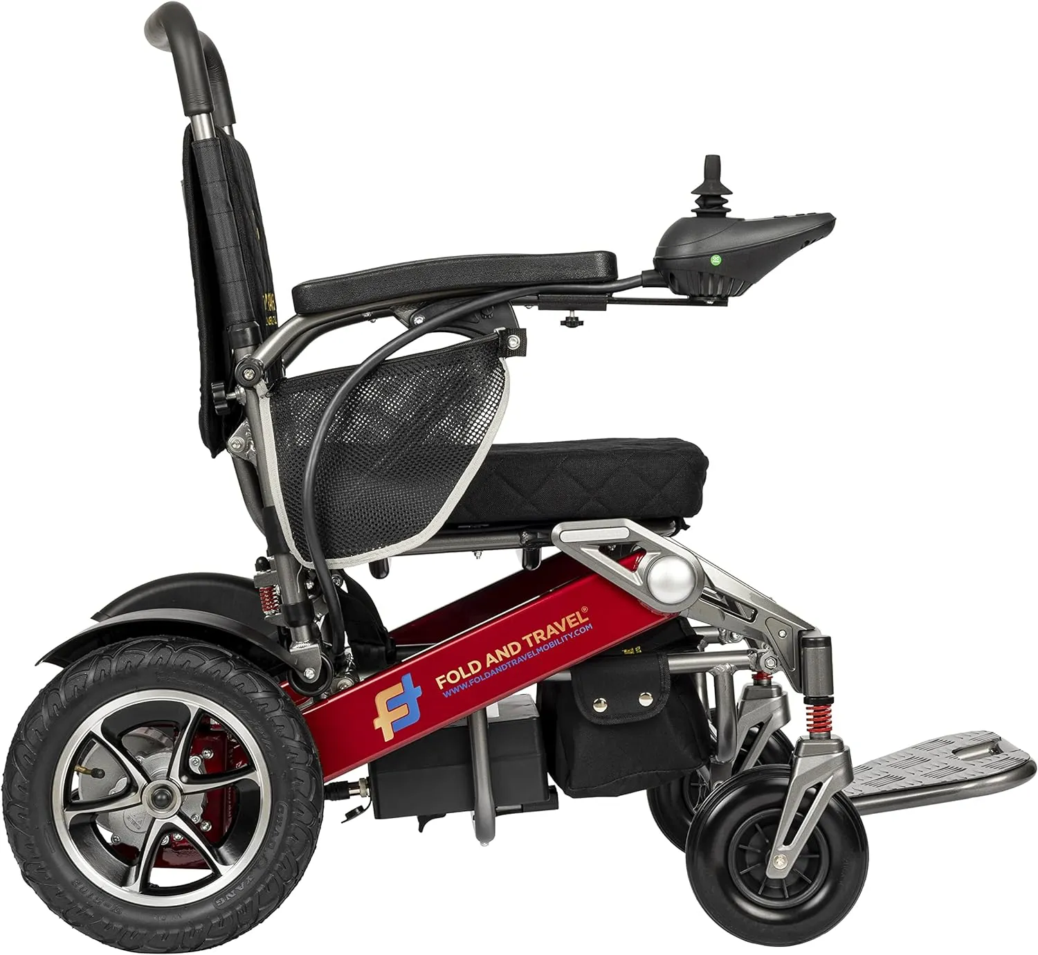 Premium Lightweight Folding Electric Wheelchair: Long-Range, Heavy Duty Power Chair