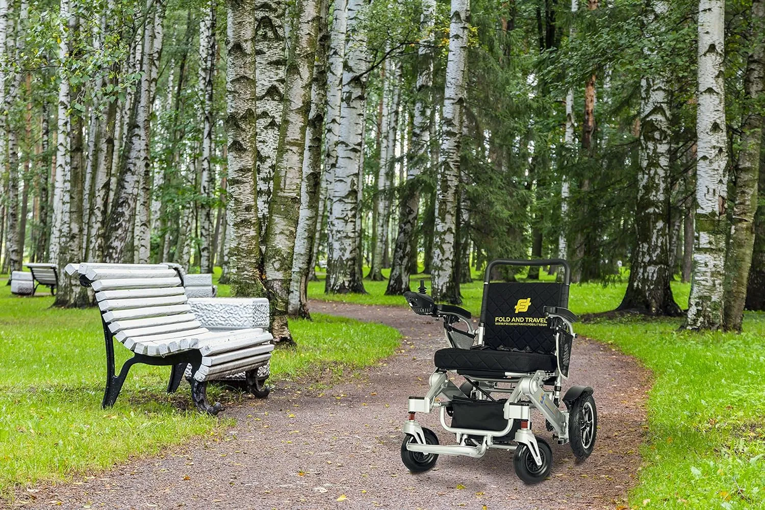 Premium Lightweight Folding Electric Wheelchair: Long-Range, Heavy Duty Power Chair