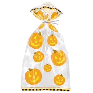 Pumpkin Glow Cello Bags 20pk