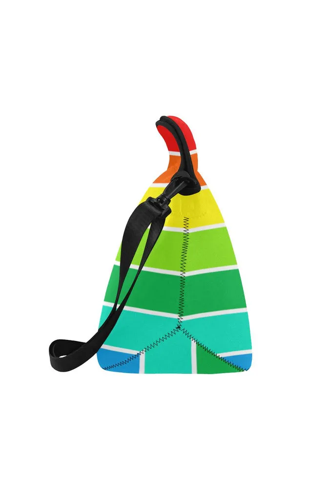 Rainbow Bright Artsadd Neoprene Lunch Bag/Large (Model 1669)
