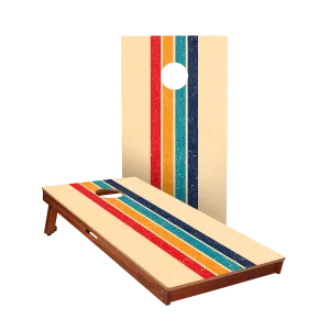Retro Stripes Sig Pro Cornhole Boards