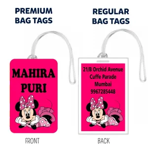 Set of 5 - Minnie Design Bag Tags