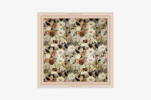 Silk Square Scarf - Autumn Floral Print