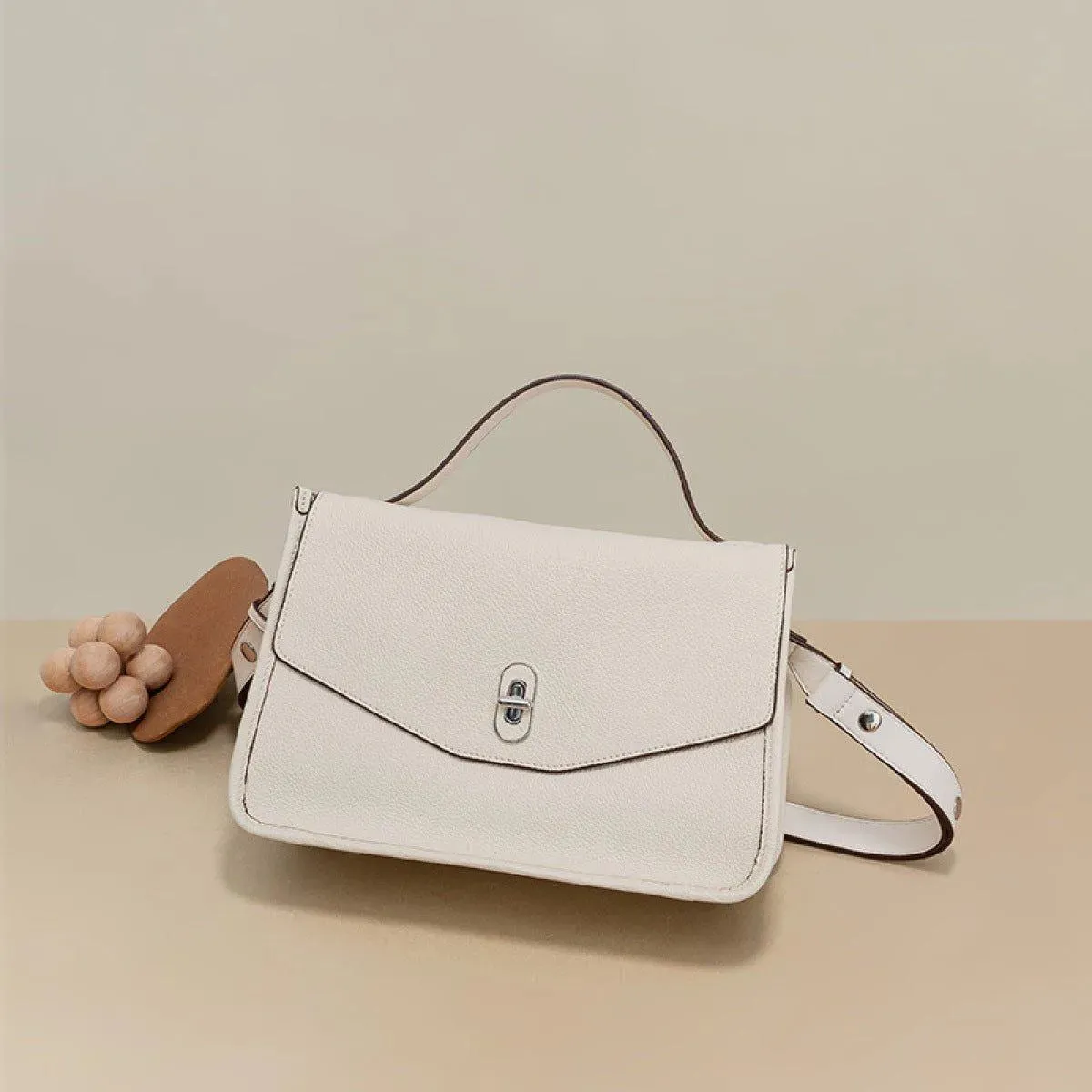 Simple Crossbody Bag With Top Handle
