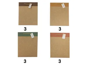 Simple Kraft Paper Bag -33Cm X 25.4Cm X 12.7Cm - 1