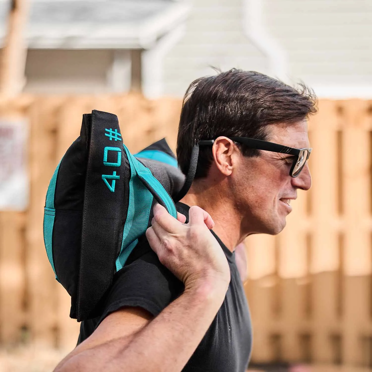 Simple Training Sandbag - Black   Teal