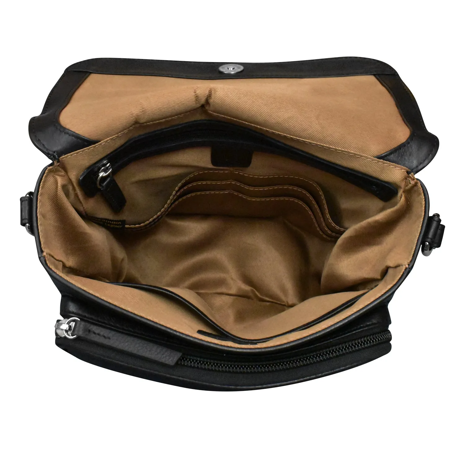 Single Pocket Flap Crossbody