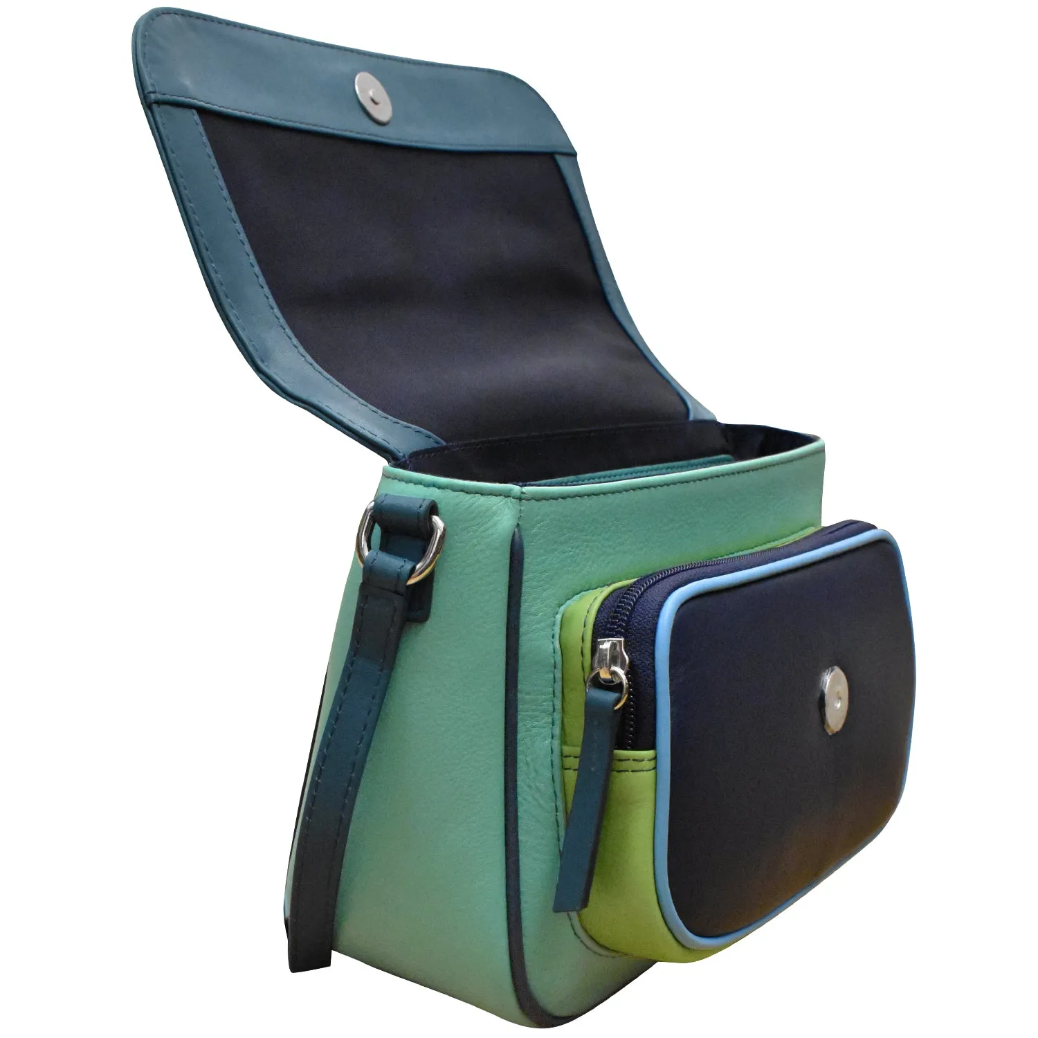 Single Pocket Flap Crossbody