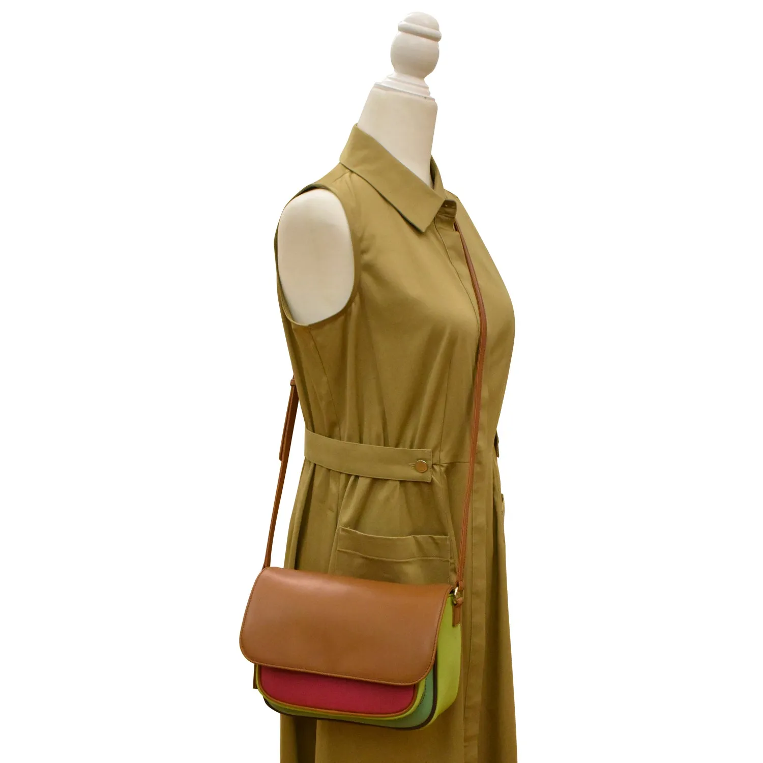 Single Pocket Flap Crossbody