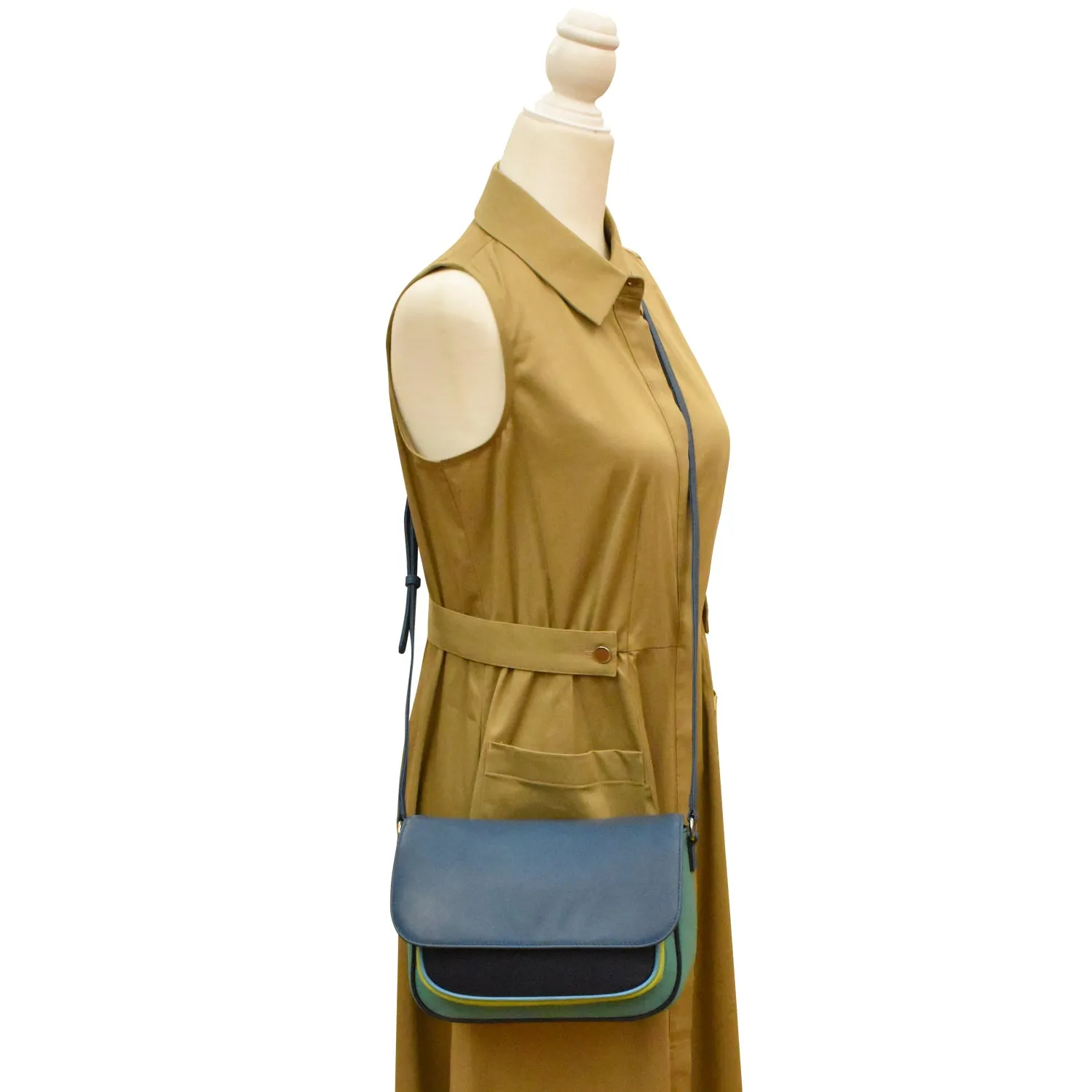Single Pocket Flap Crossbody