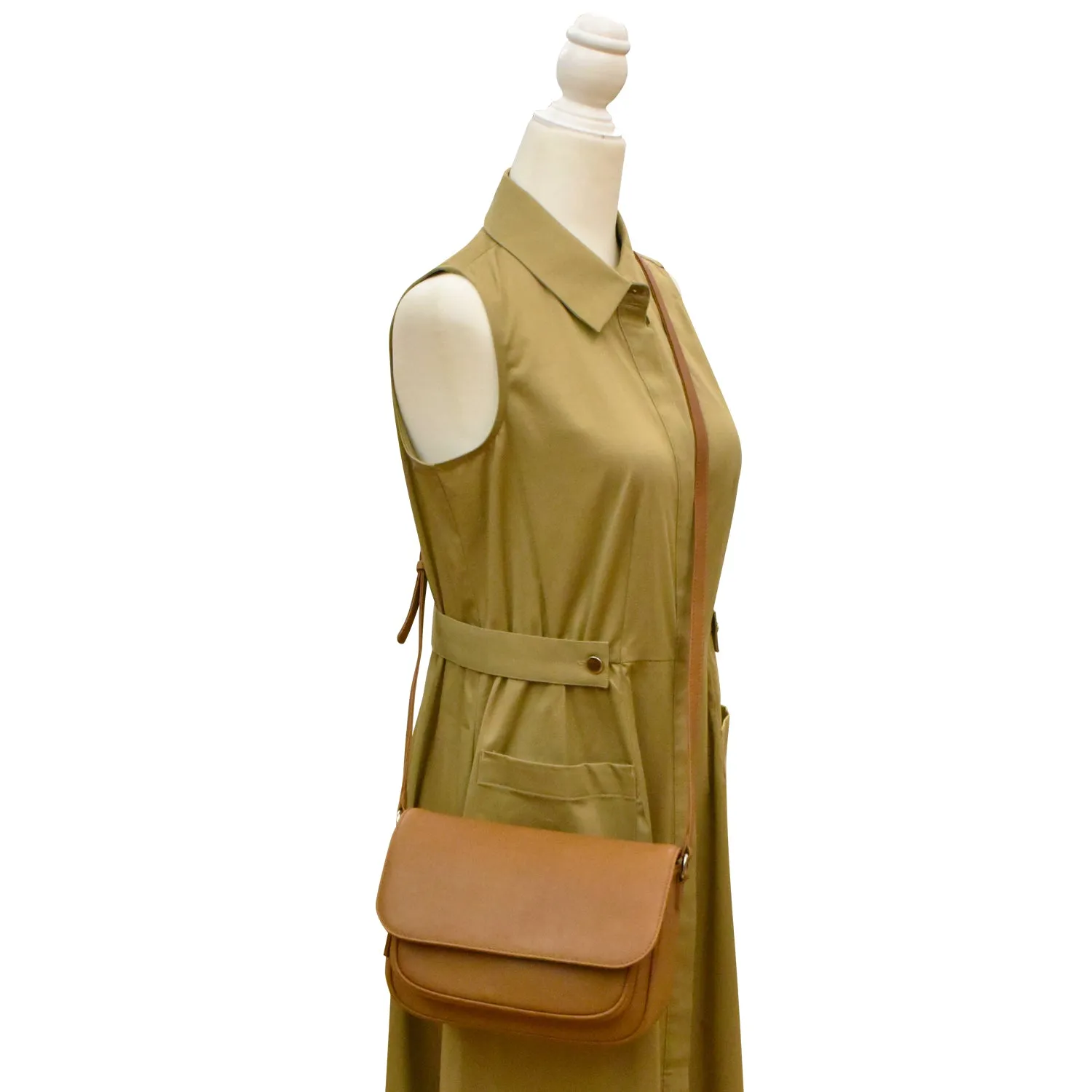 Single Pocket Flap Crossbody