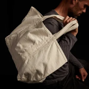 Small Canvas Tote - White