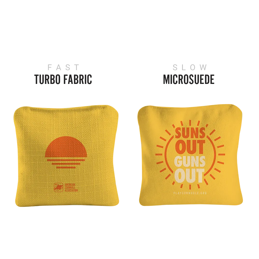 Suns Out Guns Out Synergy Pro Cornhole Bags