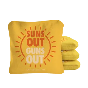 Suns Out Guns Out Synergy Pro Cornhole Bags