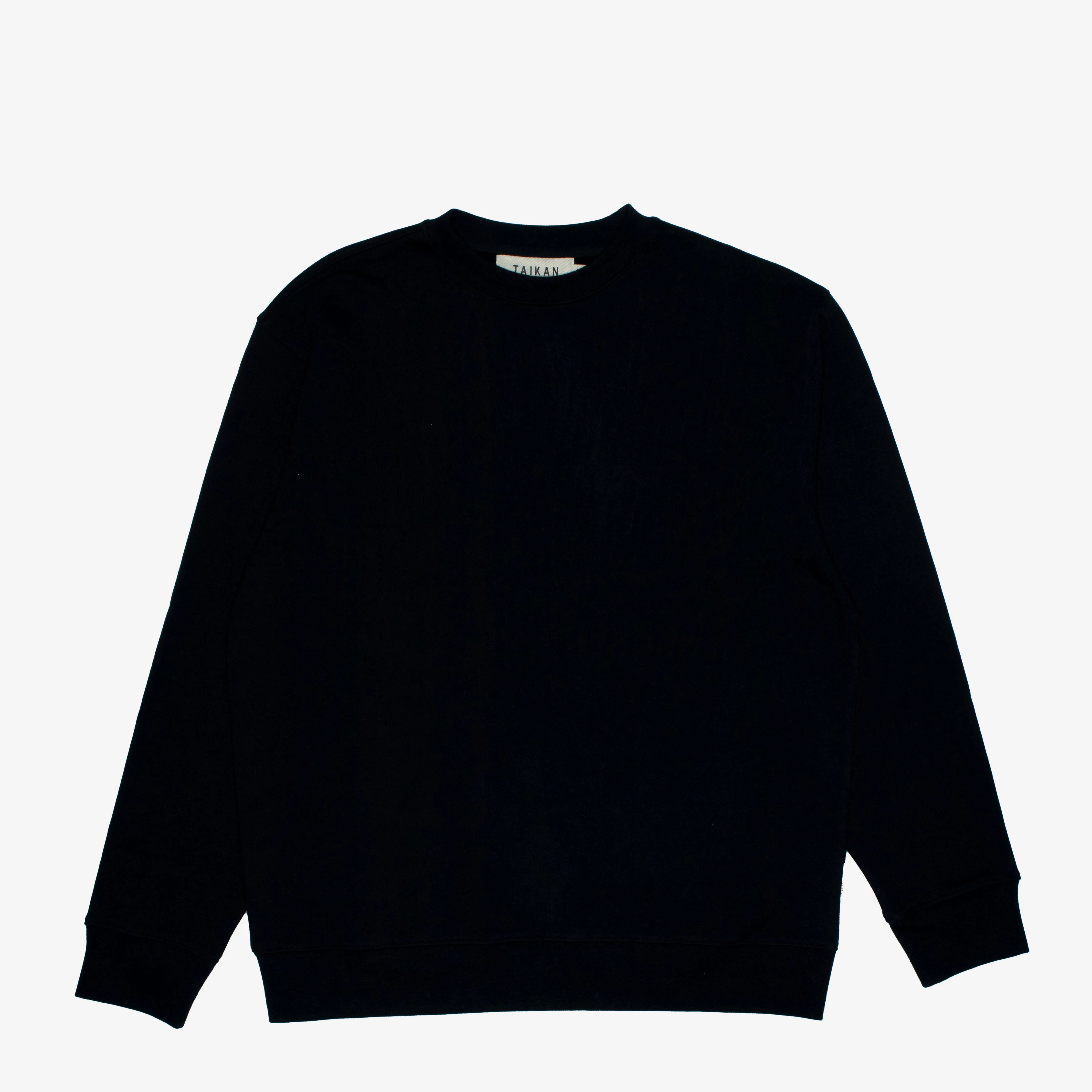 Taikan Everything Plain Crew Sweatshirt Black