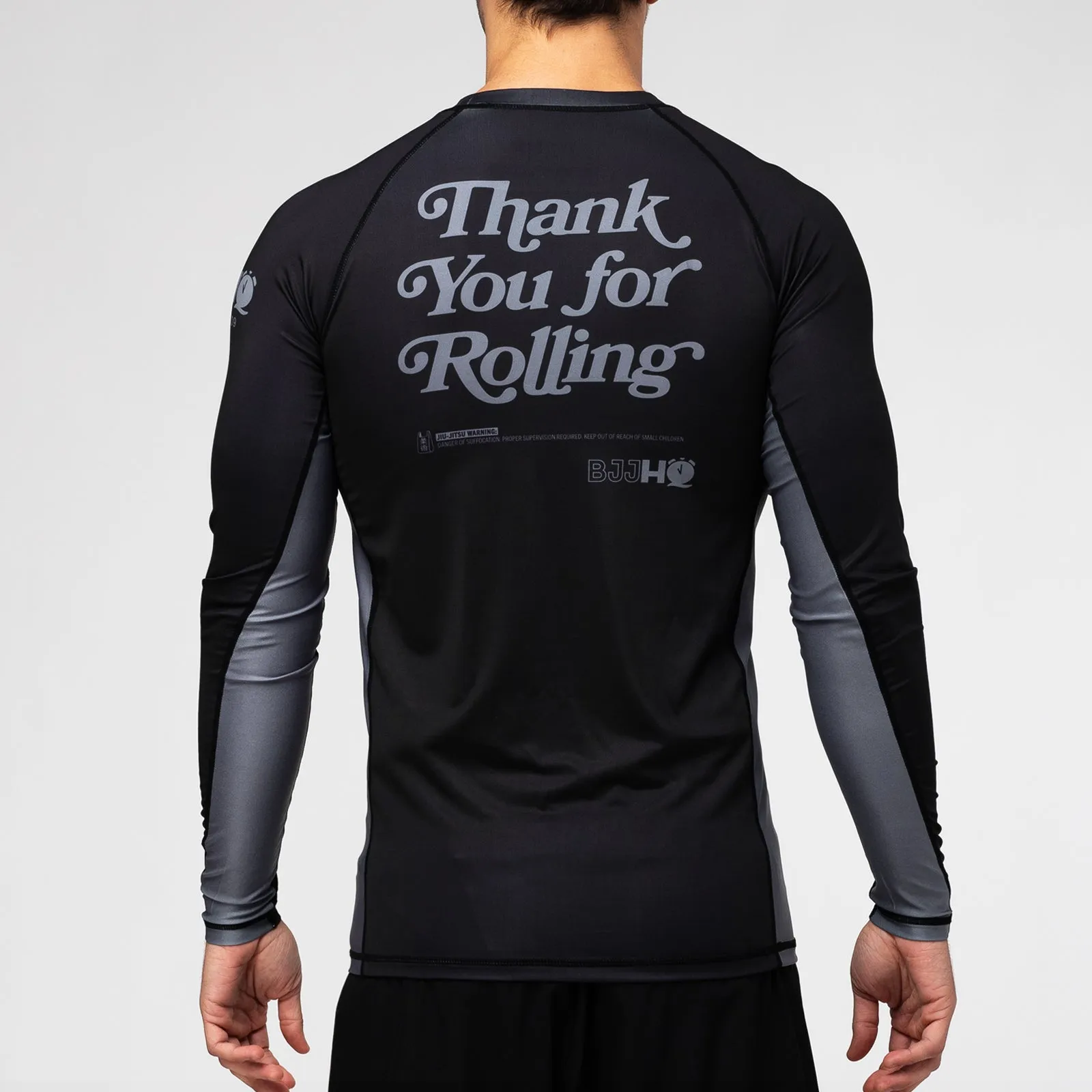 Thank You For Rolling Men's Rash Guard by BJJHQ