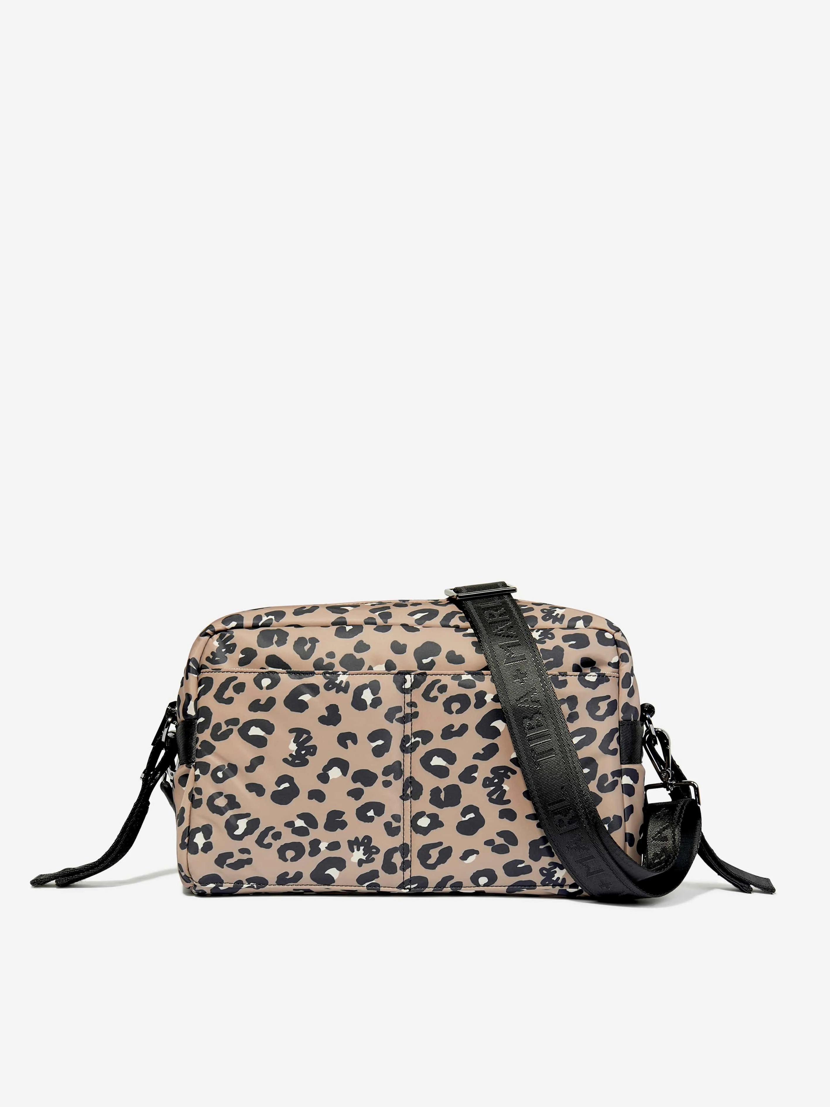 Tiba   Marl Baby Axel Buggy Organiser / Leopard Changing Bag in Brown (32cm)