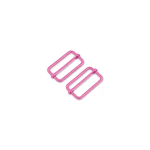 Two Tula Pink 1.5" Slider Buckles