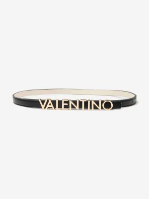 Valentino Girls Logo Belt in Black