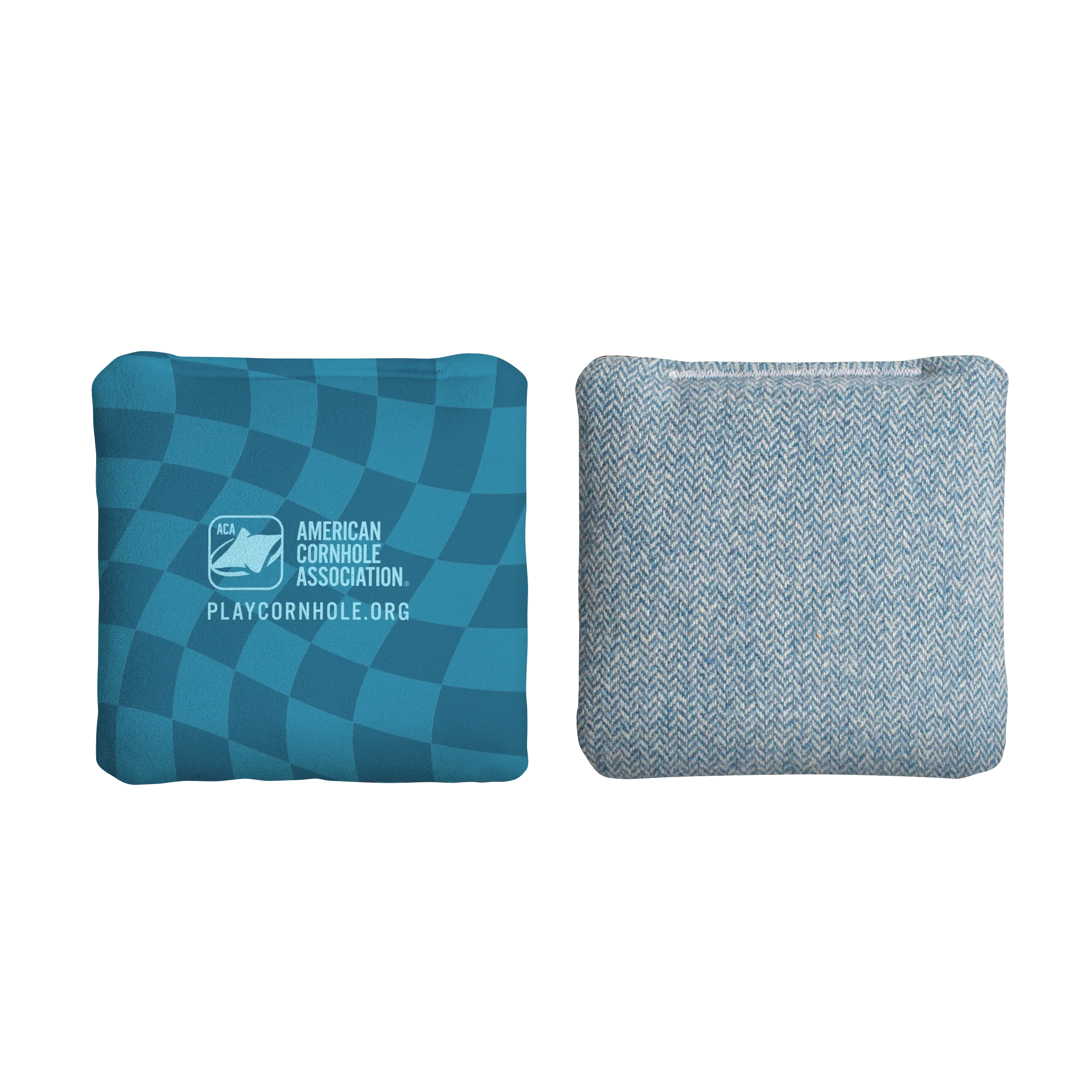 Wavy Retro Checkered Synergy Soft Cornhole Bags