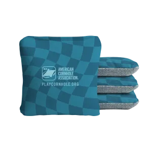 Wavy Retro Checkered Synergy Soft Cornhole Bags