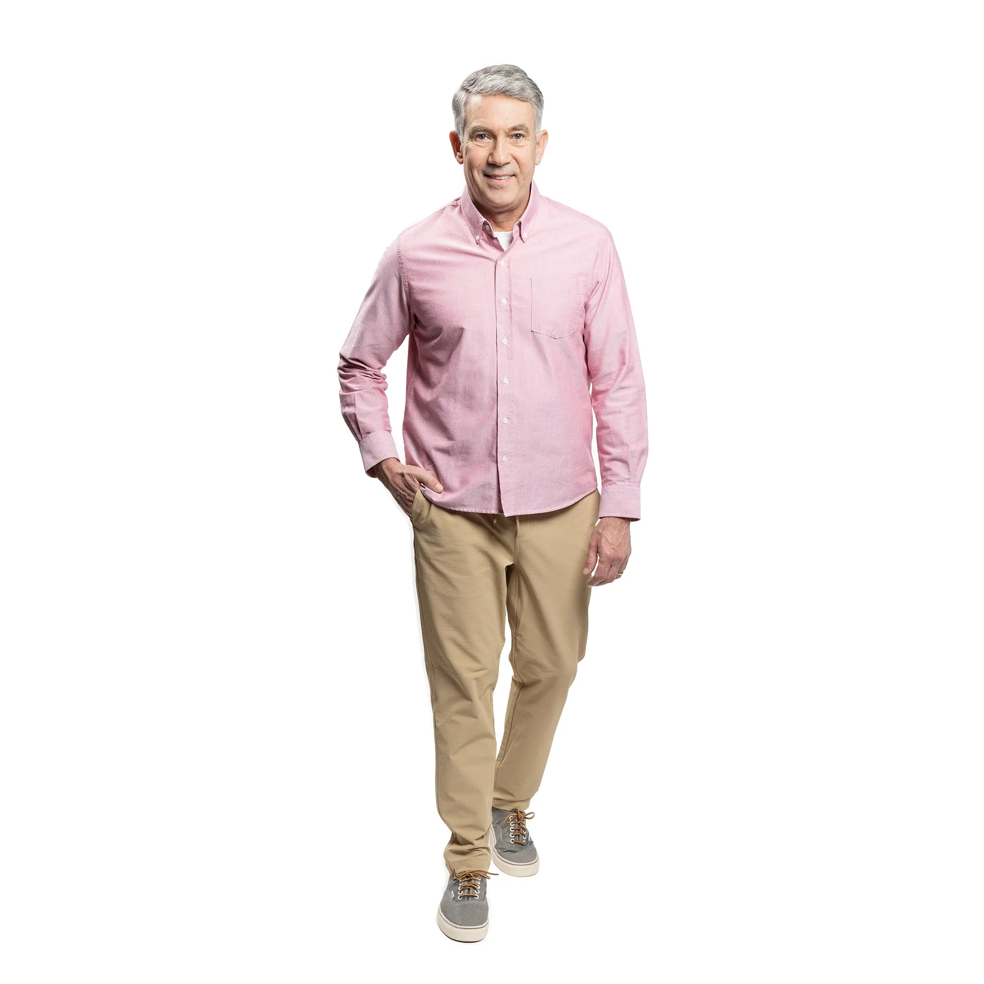 Weekend Oxford Standard Fit - Burgundy
