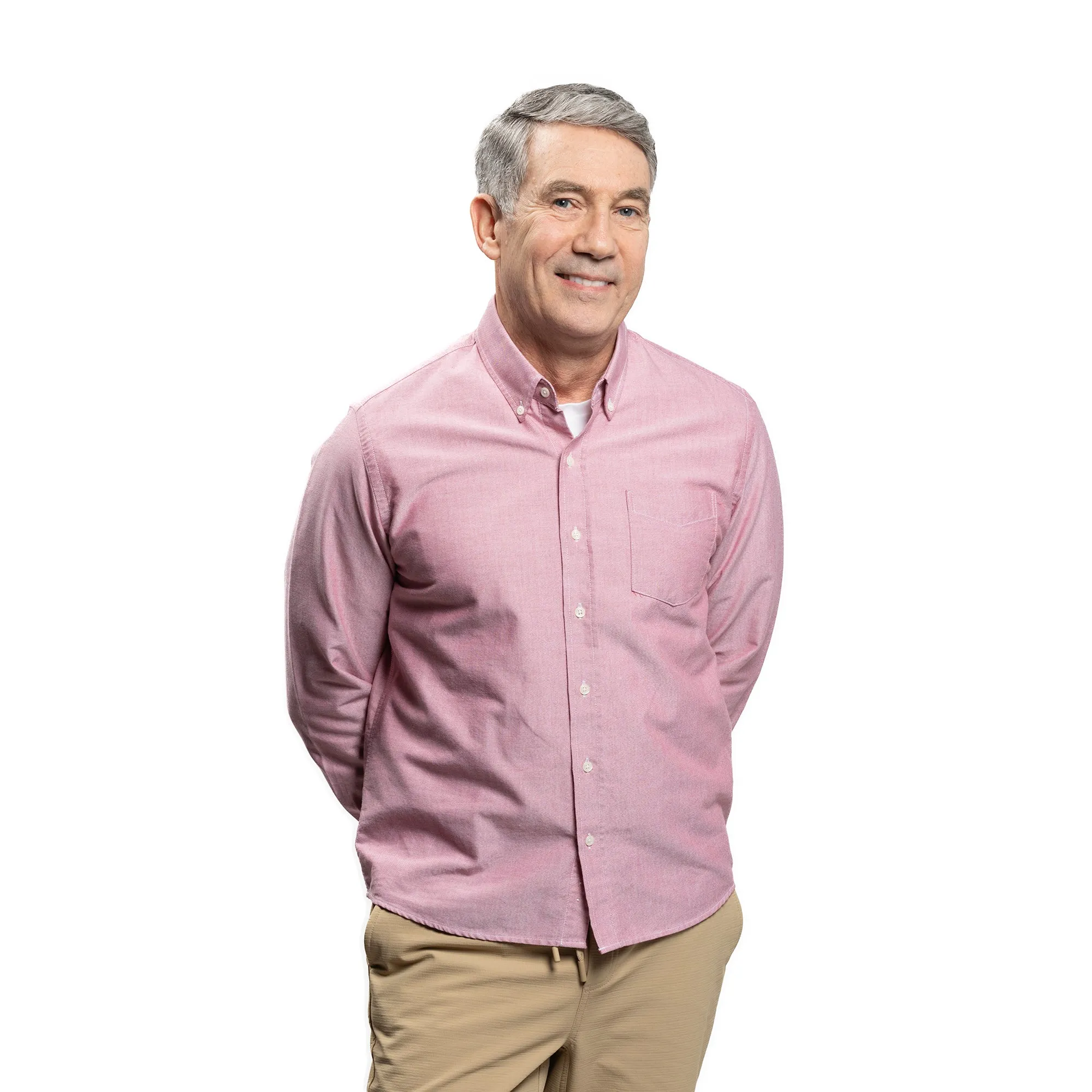 Weekend Oxford Standard Fit - Burgundy