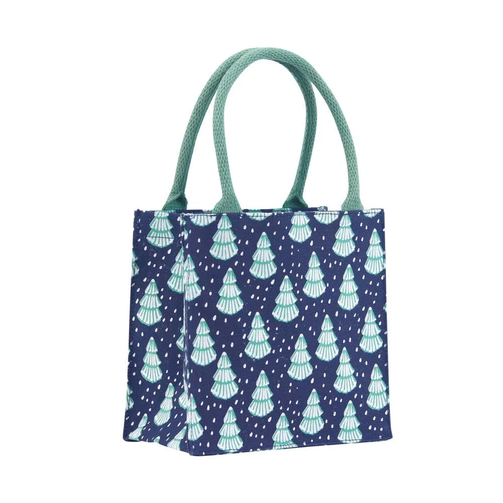 Winter Trees Itsy Bitsy Reusable Gift Bag Tote